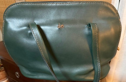 Henry cuir handbag - cuir, green