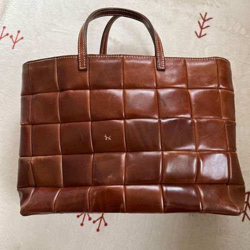 Henry cuir tote bag beige - bag,