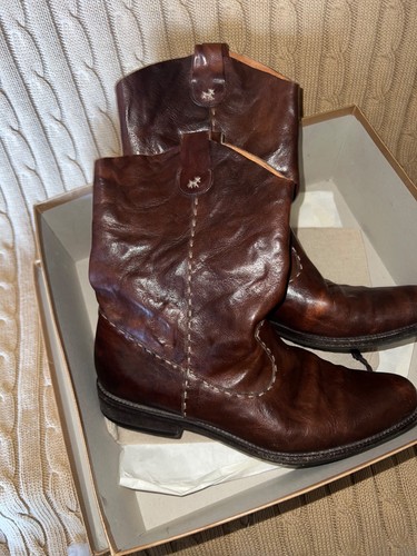 Henry cuir boots brown - boots, 40