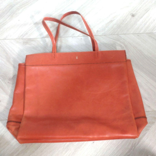 Henry cuir orange leather - cuir,
