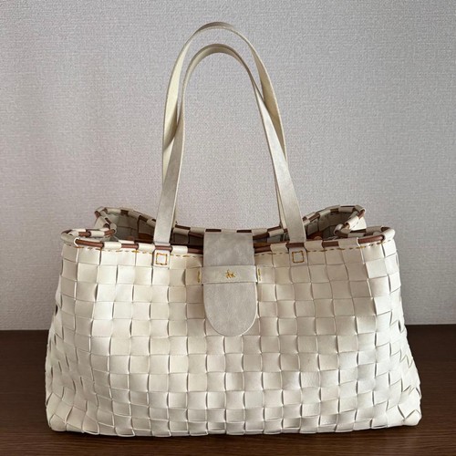 Used henry cuir cabas handbag - used,