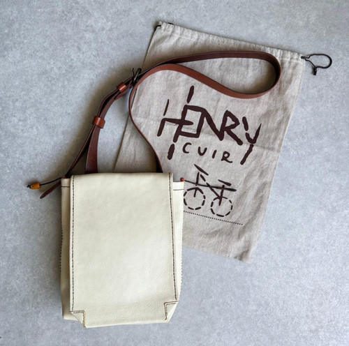 Henry cuir white - cuir, leather