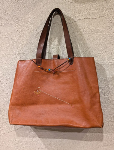 Henry cuir tote bag - cuir, brown