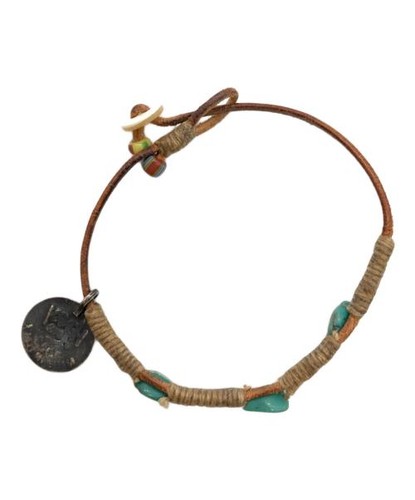 Henry cuir bracelet with minor - cuir,
